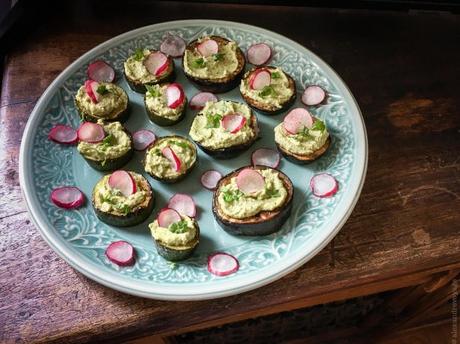 Inspiration – Légumes grillés au « pesto » de pois chiches