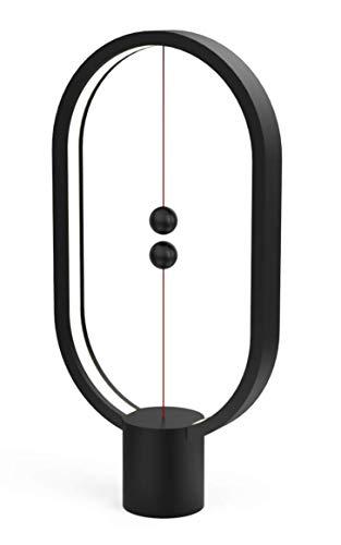 La lampe LED Heng pour plus de lumière dans vos intérieurs Lampe LED Heng - Idéale pour le salon ou la chambre - Port USB - Lumière blanche chaude, Noir 5.00W