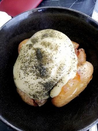 Pommes de terre écrasées, croustillantes, mayo_miso © Gourmets&co