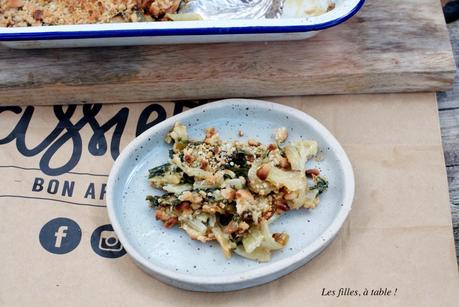 Crumble de blettes au gorgonzola