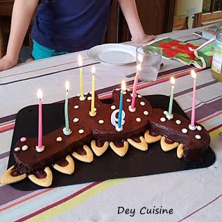 Gâteau dinosaure pour les 9 ans!
