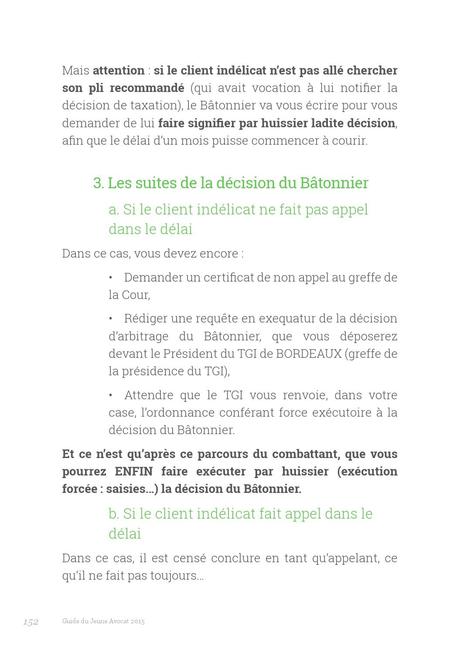 certificat de non appel Guide du jeune avocat bordeaux 2015 by UJA Bordeaux - issuu