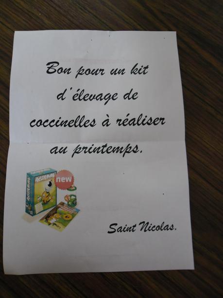 St Nicolas nous a fait un cadeau surprise | elevagecoccinelles