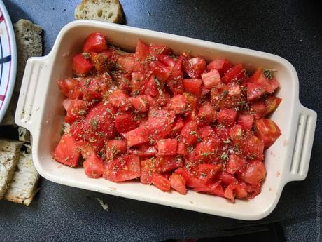 Du pain, des tomates et l’Italie – Tortino di pomodori
