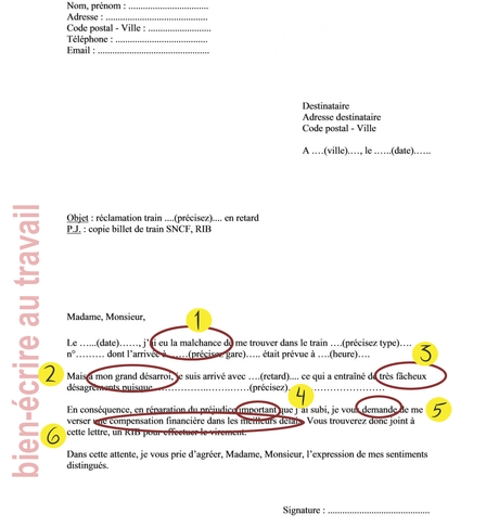 lettre de mécontentement d’un employé | À Découvrir