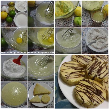 PETITES BOUCHÉES À LA LIME / LIME CAKE BITES / BOCADITOS DE PASTEL DE LIMA / حلويات صغيرة بمذاق الليمون الاخضر