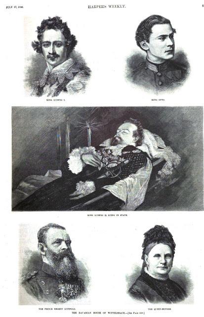 The Bavarian house of Wittelsbach - Harper's Weekly 17. Juli 1886 The Bavarian house of Wittelsbach - Harper's Weekly 17. Juli 1886