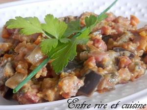 Courgette farcie aux légumes d'été...lutte contre la grisaille