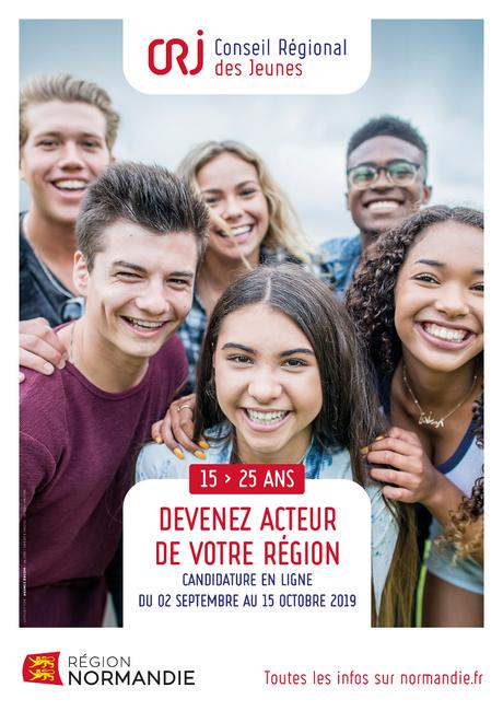#CRJNormandie - Création d’un Conseil Régional des Jeunes : la Région Normandie lance un appel à candidatures !
