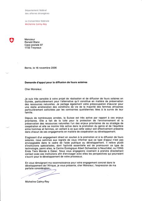 lettre pour demander une aide financiere