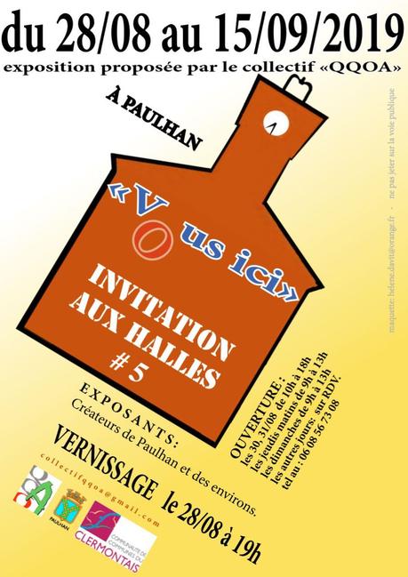 Paulhan | 5ème exposition « invitation aux halles »
