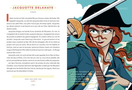Histoires du soir pour filles rebelles, tome 1 : 100 destins de femmes extraordinaires de Elena Favilli et Francesca Cavallo
