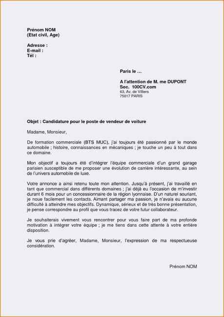 Avis lettre de motivation mission locale lettre type | Aepp