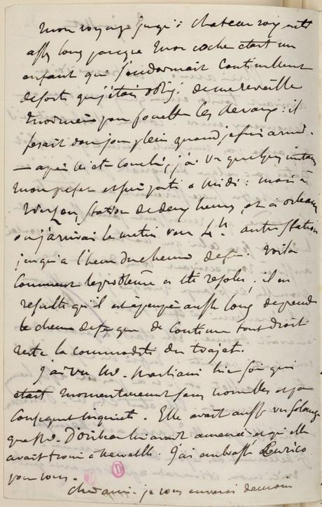 Fiche - Lettre à George Sand, 30 juillet 1843 - Correspondances ...
