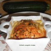 Clafoutis courgette lardons - Mes recettes et photos de gâteaux