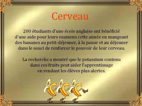 Divers - Les bienfaits de la banane - 1