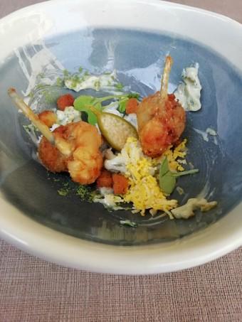 Jambonettes de grenouilles, sauce gribiche © Gourmets&co