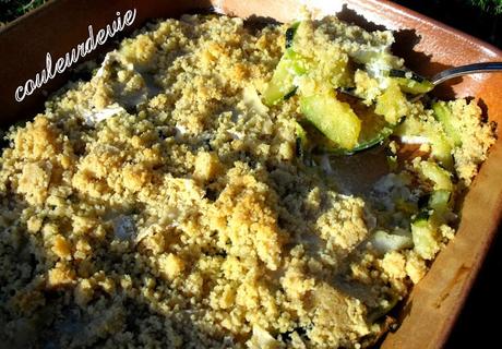 Crumble de courgettes menthe et fêta – Crumble de courgettes au chèvre – Courgettes à la carbonara Crumble de courgettes menthe et fêta – Crumble de courgettes au chèvre – Courgettes à la carbonara