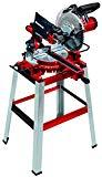 Meilleures scies à onglet Einhell Scie à ongle radiale TC-SM 2531/1 U (1900 W, Hauteur de travail : 85 cm, Tête de scie inclinable, Sac à poussières, Verrouillage de la broche)