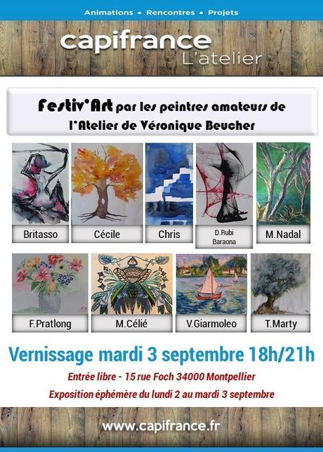 Montpellier | Festiv’Art par les peintres amateurs de l’Atelier V.Beucher