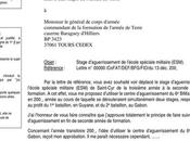 correspondance militaire formule politesse