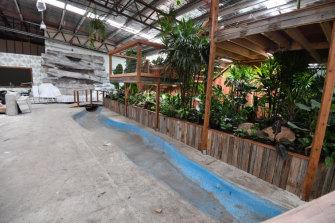 Ce qui sera bientôt un trait d'eau et une rivière. 