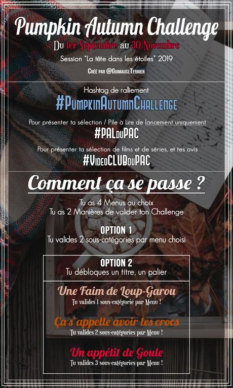 Le Pumpkin Autumn Challenge 2019 – La tête dans les étoiles ! Le Pumpkin Autumn Challenge 2019 – La tête dans les étoiles !