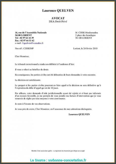 Lettre à un notaire formule de politesse