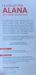Musée Jacquemart André  « La collection ALANA » chefs-d’oeuvre de la peinture Italienne 13/09 au 20/01/2020
