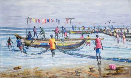 Plage 48 – Francis Amoah : Ghanaian painter