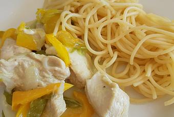 Poulet Aux Poivrons Et Basilic Au Cookeo Ou Pas A Lire