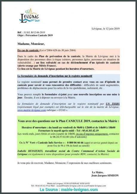 Dernier Lettre Demande De Rendez Vous Avec Le Maire Bernadette ...