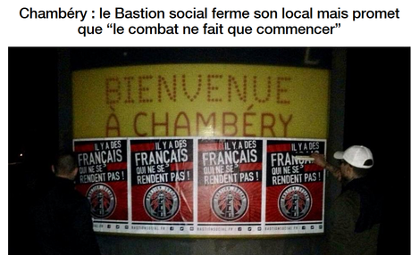 le « social » du Bastion ? A coups de schlague, juste #fachosphere #Chambéry