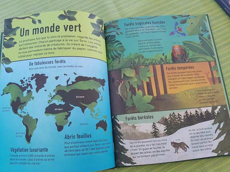 La Terre en vert - La Terre en bleu - Les couleurs du monde de Moira Butterfield et Jonathan Woodward ♥ ♥ ♥