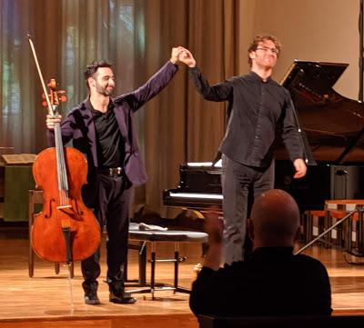 Duo de violoncelle et piano. Pablo Ferrández et Luis del Valle au Festival de Lucerne.