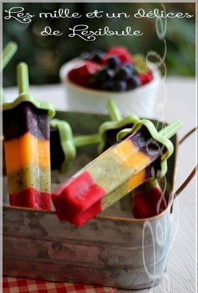 ~Popsicles santé aux fruits~