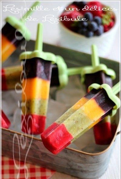 ~Popsicles santé aux fruits~