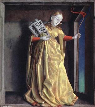 Konrad-Witz 1435 La synagogue Retable du Miroir du Salut Musee des BA de Bale