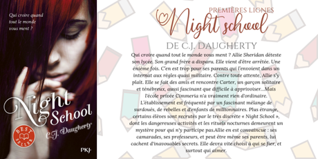 Premières lignes #79 : Night school