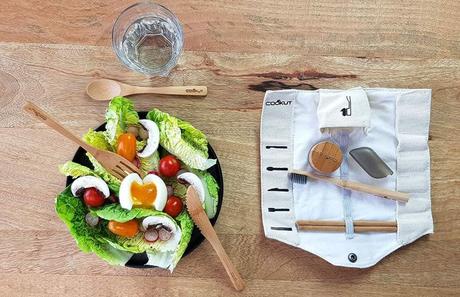 kit repas couvert bambou pique-nique brosse dent - blog clemaroundthecorner