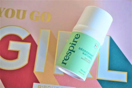 Birchbox Septembre You Go Girl Déodorant Respire au thé vert