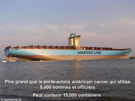 Divers - Un porte-conteneurs est un cargo