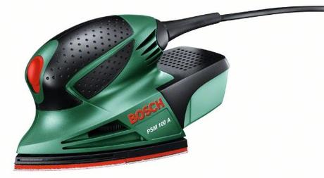 Comment nettoyer du marbre? Bosch Ponceuse Multi PSM 100 A compacte et puissante avec coffret et 3 feuilles abrasives 06033B7000