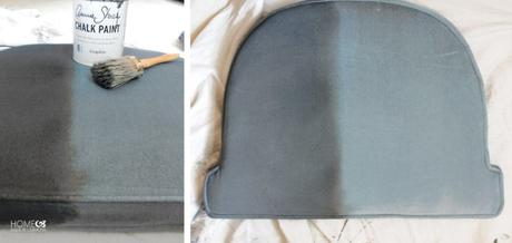 DIY chaise assise grise - blog déco - clem around the corner