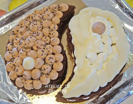 Le Yin et le Yang, La Poire et le Chocolat. (Symbole Cake)