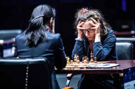 La Française Marie Sebag au Grand Prix Féminin d'échecs de Skolkovo - Photo © site officiel