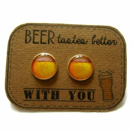Idée cadeau Bière.Boucles d'oreilles Oreilles Bière Bijoux Bière Bière Cadeau Amateur