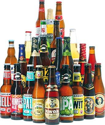 Idée de cadeau Bière. Bière Assortiment de bières Découverte 24 Bière Idée de cadeaux