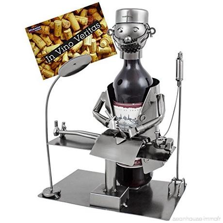 Cadeau De L'idée Bière.Brubaker Porte Bouteille De Bière Sculpture En Métal Décoratif