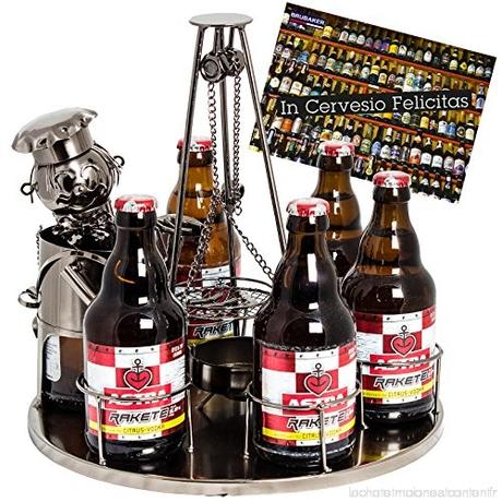 Idée de cadeau Bière. Bouteilles de porte de brasseur Bière décorative pour 6 bouteilles